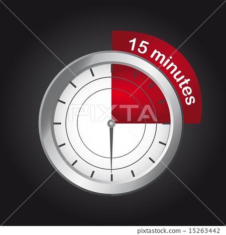 姿势/表情/动作 情绪 快乐/喜悦 插图 timer clock over black back