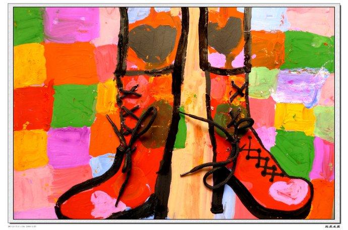 [转载]水粉教程对比色 有趣的鞋