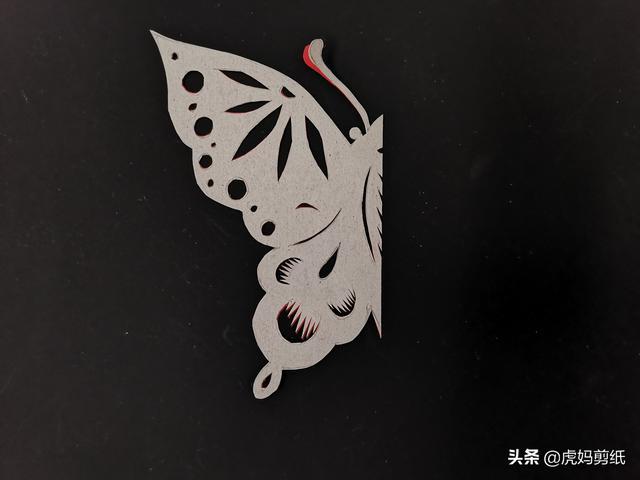 蝴蝶剪纸步骤图解,儿童蝴蝶窗花剪纸教程