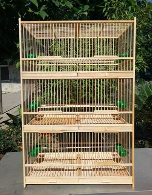 鸟笼六格排笼大号带隔板繁殖笼玉鸟绣眼颠颏珍珠贝子麻料鸟笼包邮
