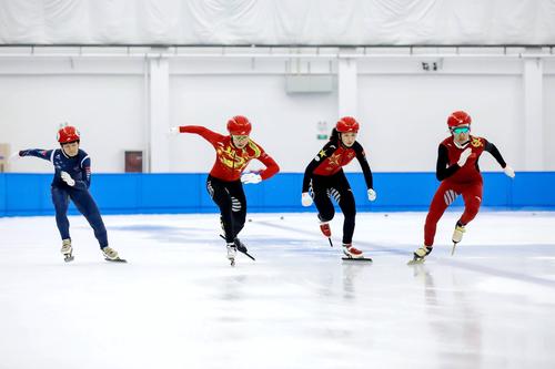 短道速滑河北省短道速滑队训练备战
