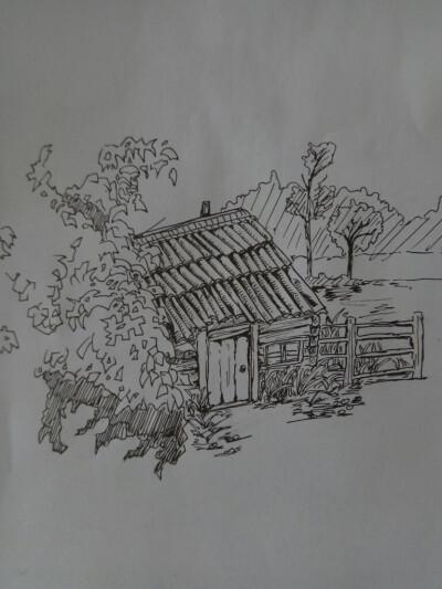 创意速写风景