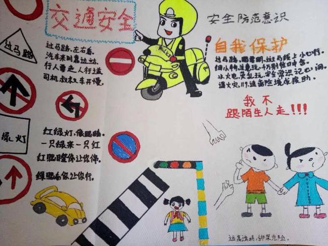 绘童心画安全——制作"安全小报"