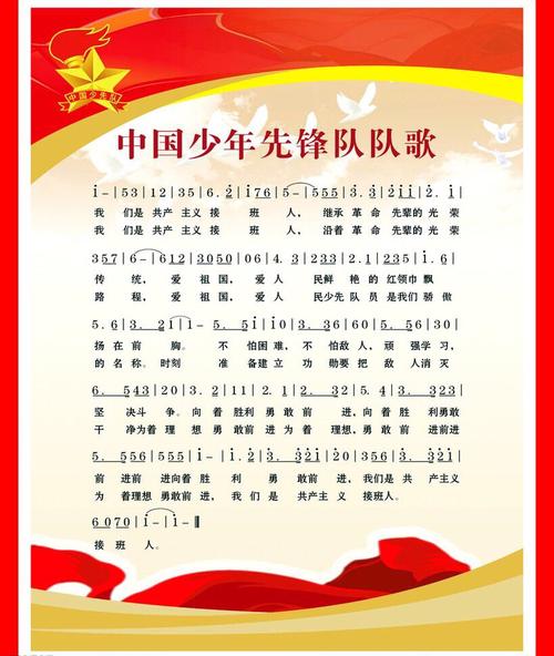 写美篇 班会主题一:戴上飘扬的红领巾 "爱祖国,爱人民" 简短的歌词