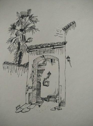 求建筑速写图片,越多越好,最好是钢笔速写,最好简单一