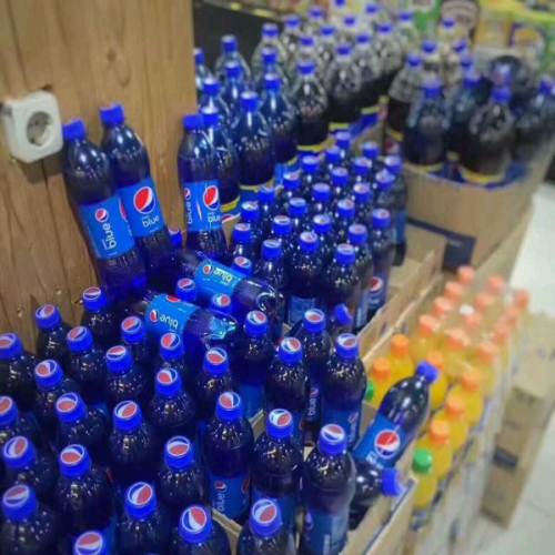 (现货批发)巴厘岛pepsi blue海水蓝色百事可乐 450ml