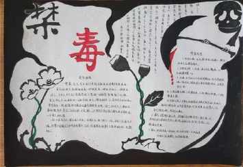 禁毒画画为主题的手抄报 爱为主题的手抄报