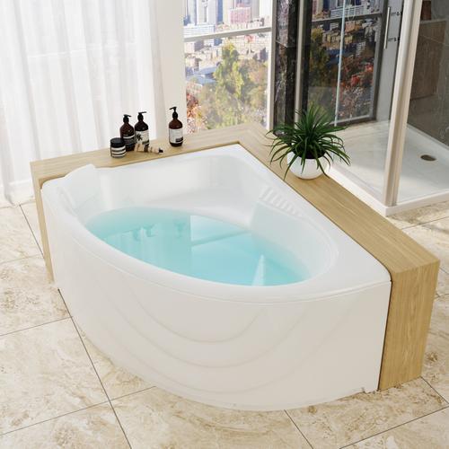 浴缸小户型浴缸成人双人家用浴盆浴池三角浴缸扇形转角浴缸12米13米14