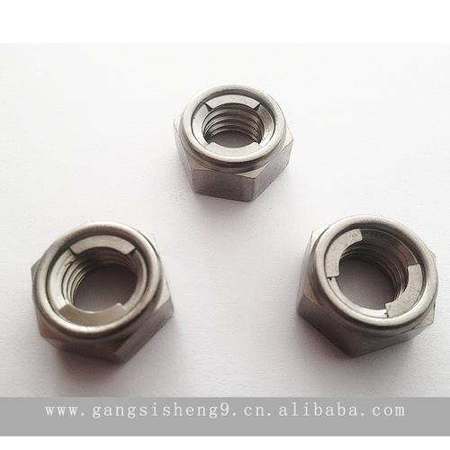 不锈钢din980金属锁紧佛山销售 304防滑自锁螺母m6-m24 规格齐全