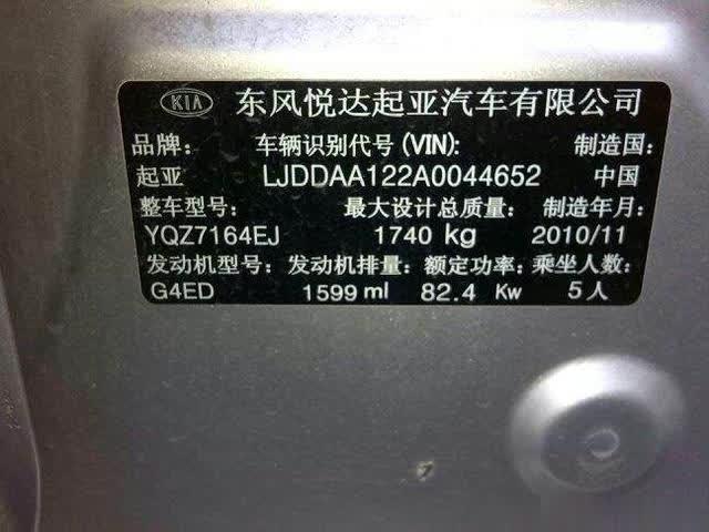 教你一分钟看懂"车架号", 让你不再被忽悠,避免被骗