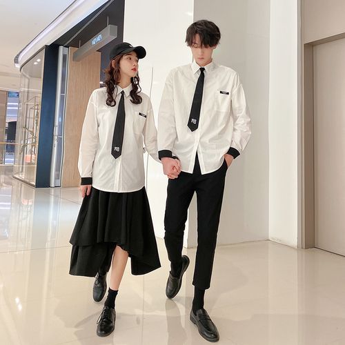 日本校服高中白衬衫学生装学院风套装班服女生毕业裙子英伦风长裙
