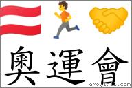 奥运会 对应emoji 的对照png图片