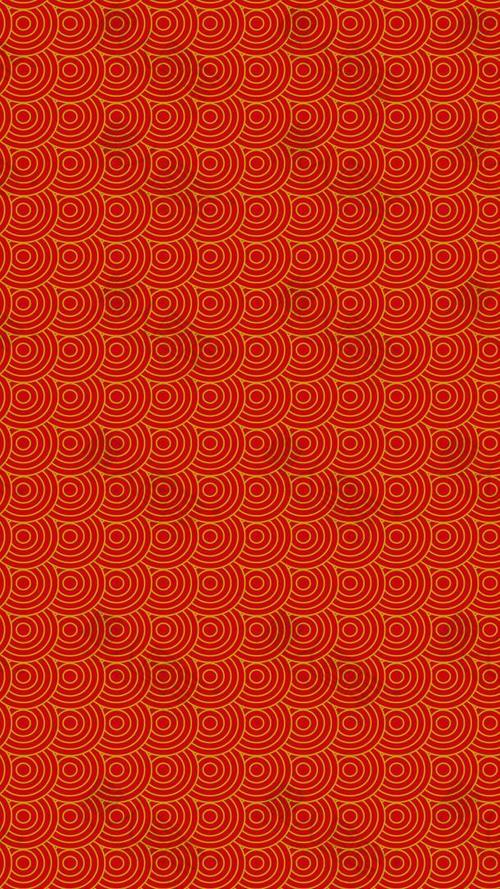 首页 免抠背景 复古|中国风 红色祥云底纹新年无缝背景图 素材信息