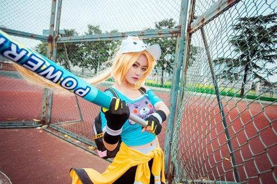 王者荣耀花木兰棒球cos,这是我见过的最美的花木兰!