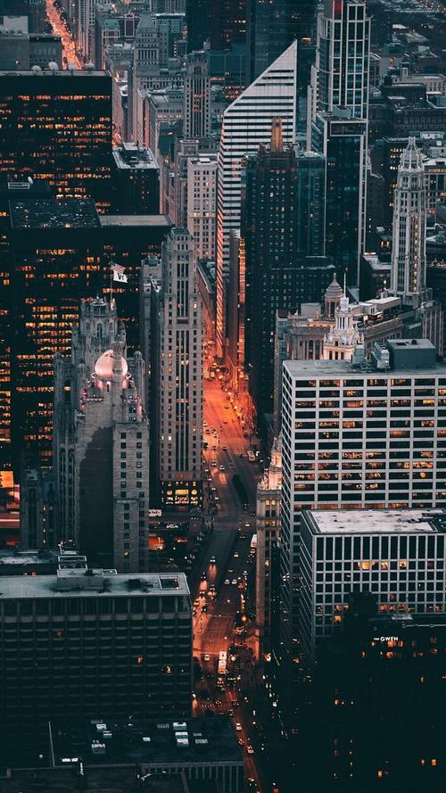 城市夜景 街景 旅行 风景 街道 灯光