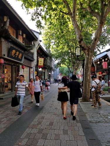 杭州清河坊步行街,南宋御街,西湖夜景