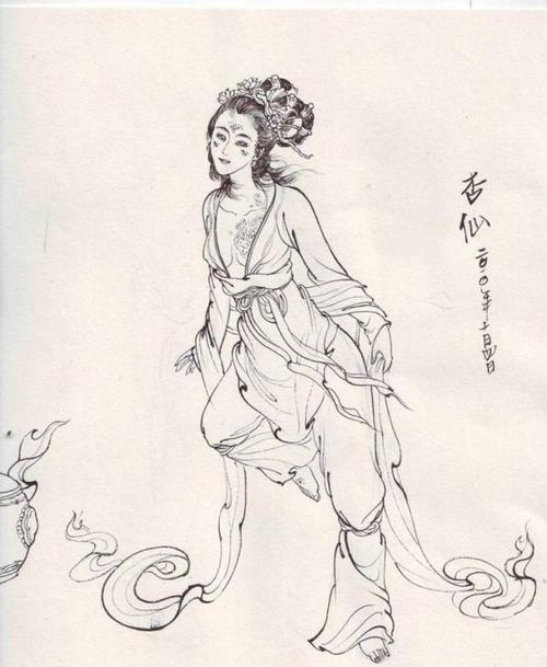 工笔画-白描图谱之西游记与封神榜