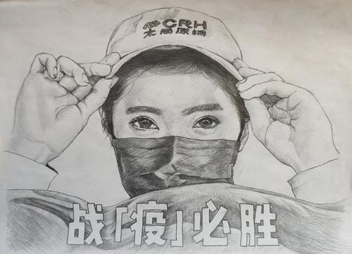 素描画走红!看动车机师笔下的铁路战疫人