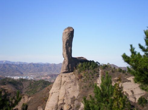 承德棒槌山简笔画