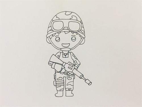 中国人民解放军怎么画