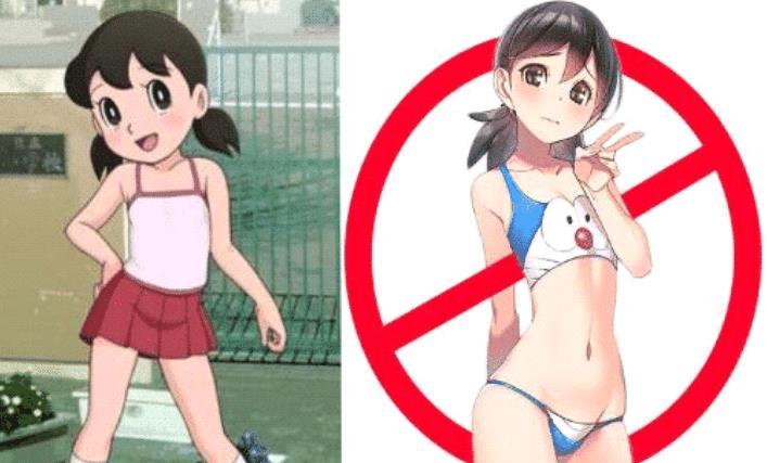 当哆啦a梦中主角长大后,静香美的冒泡,大雄超帅