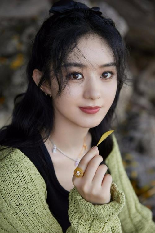 赵丽颖秋日写真曝光笑容甜美温婉动人