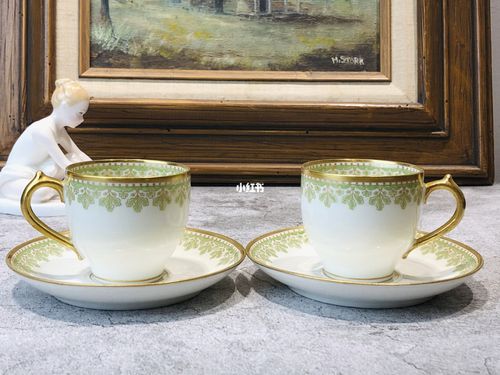 法国利摩日haviland鎏金摩卡杯茶杯_摩卡咖啡_茶杯_鎏金_瓷器_杯子控