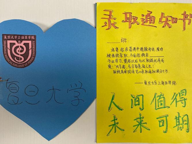 手绘录取通知书——来自26中学弟学妹们的祝福