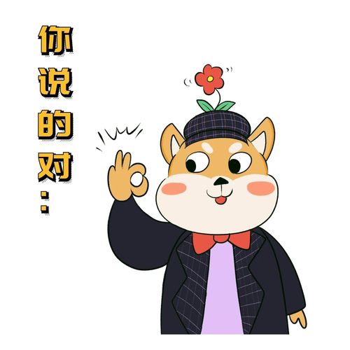 你说的对表情包可爱卡通