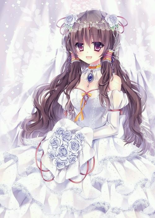 婚纱 新娘 二次元 动漫人物
