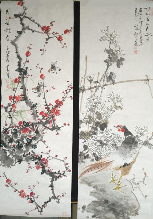 房新泉 花鸟 ￥: 面议 点击图片查看更大图片或鼠标滚轮放大缩小