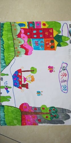 我的生活 我的画～二一班幸福暑假生活之美术绘画作品