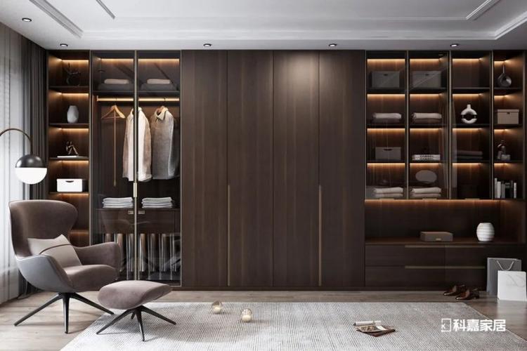 科嘉家居极简风格全屋定制烟熏橡木系列图片