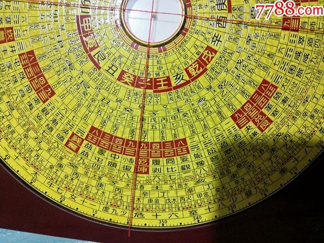 风水罗盘三合罗盘三元盘金锁玉关盘玄空飞星盘罗盘一尺罗盘