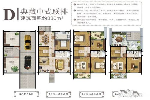 福晟庭院二期叠加别墅d-01户型