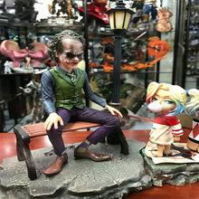 自杀小队 小丑 joker baby 小丑女 路灯场景雕像 手办模型摆件