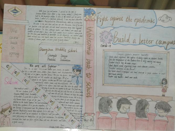 —2020年海口市琼山中学第二届英语文化节(高一专场)手抄报优秀作品集