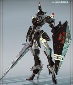 王后的骑士采集到人设丨机甲