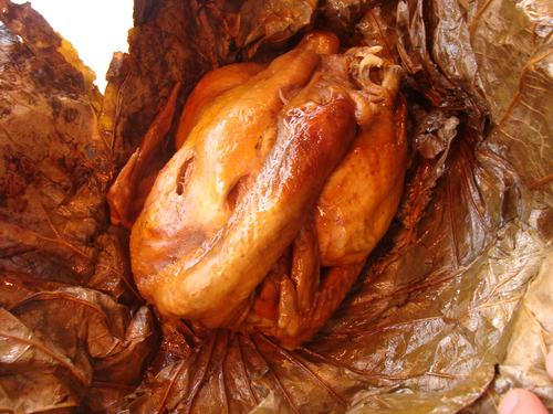 泥烤老德州叫花鸡 荷叶鸡 沟帮子熏鸡 扒鸡 烧鸡盐焗鸡风干鸡熟食