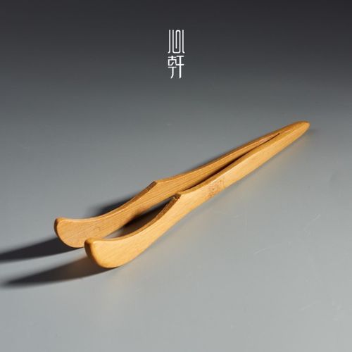 功夫茶具六君子配件 竹制功夫茶夹子木质镊子茶道茶具配件 茶夹