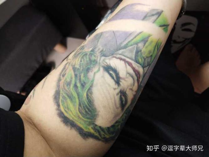 左手小臂内侧(希斯莱杰——joker)