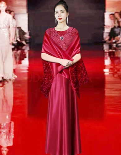 春季结婚喜婆婆装女儿结婚妈妈穿的衣服春天喜妈妈晚礼服礼婚宴嫁女