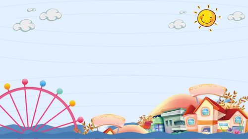 幼儿园爱心可爱ppt背景图片大全