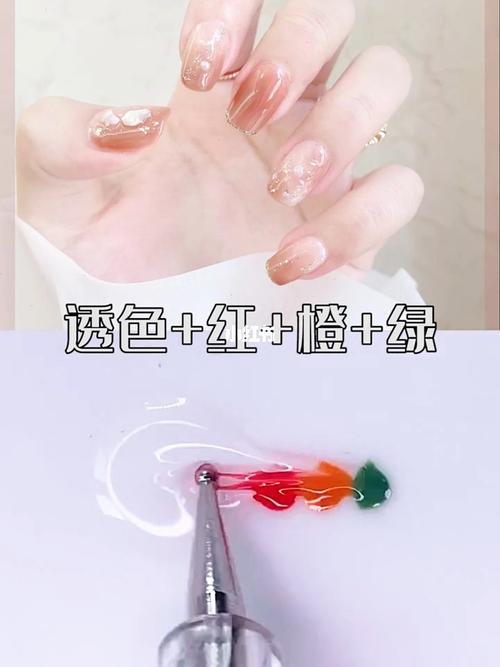 美甲_调色_美甲调色_美妆_美甲