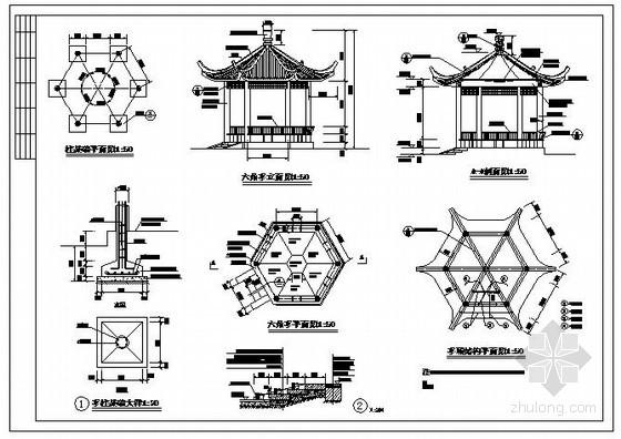 3米六角亭尺寸设计图