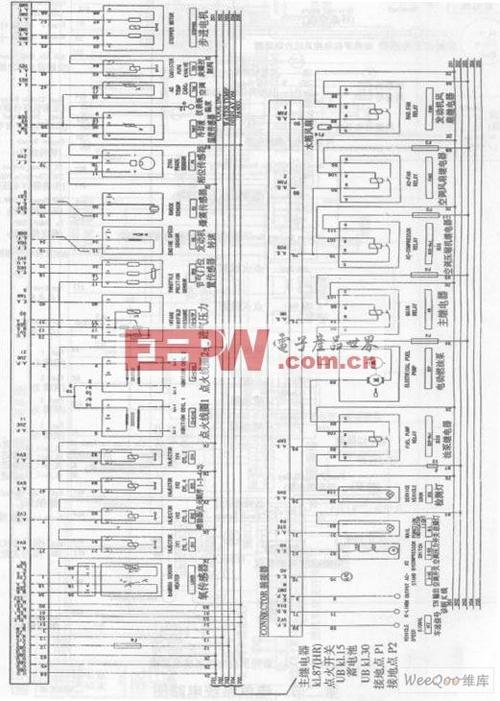 通用五菱汽车联合电子电控系统电路图  来源:最高点; 汽车 通用五菱