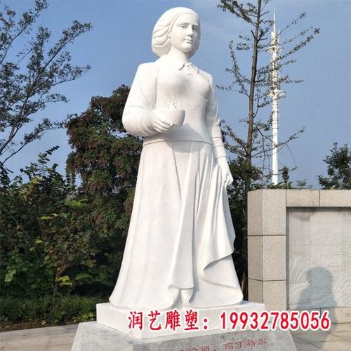南丁格尔石雕玉林石材南丁格尔雕塑生产厂家
