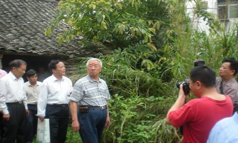 谢国雄将军率谢氏宗亲参观考察广东龙川佗城谢氏宗祠