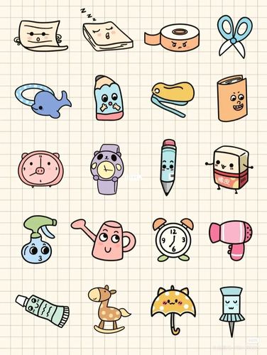 可爱的日常用品简笔画快学起来吧!_日常用品_简笔画_文化_绘画