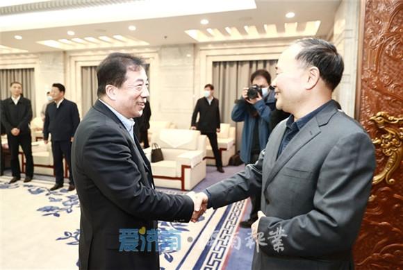 孙立成 孙述涛会见吉利控股集团董事长李书福